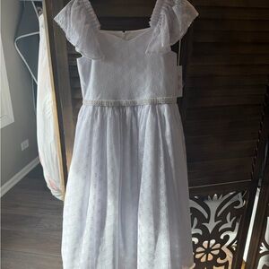 Elegant White Kids Dress